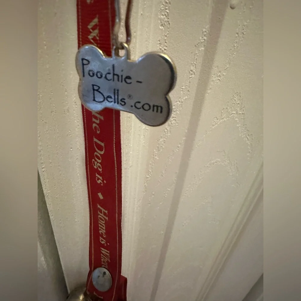 Dog Doorbell, Dog Potty Training Bells,POOCHIE BELLS USA Dog Trainer Recommended